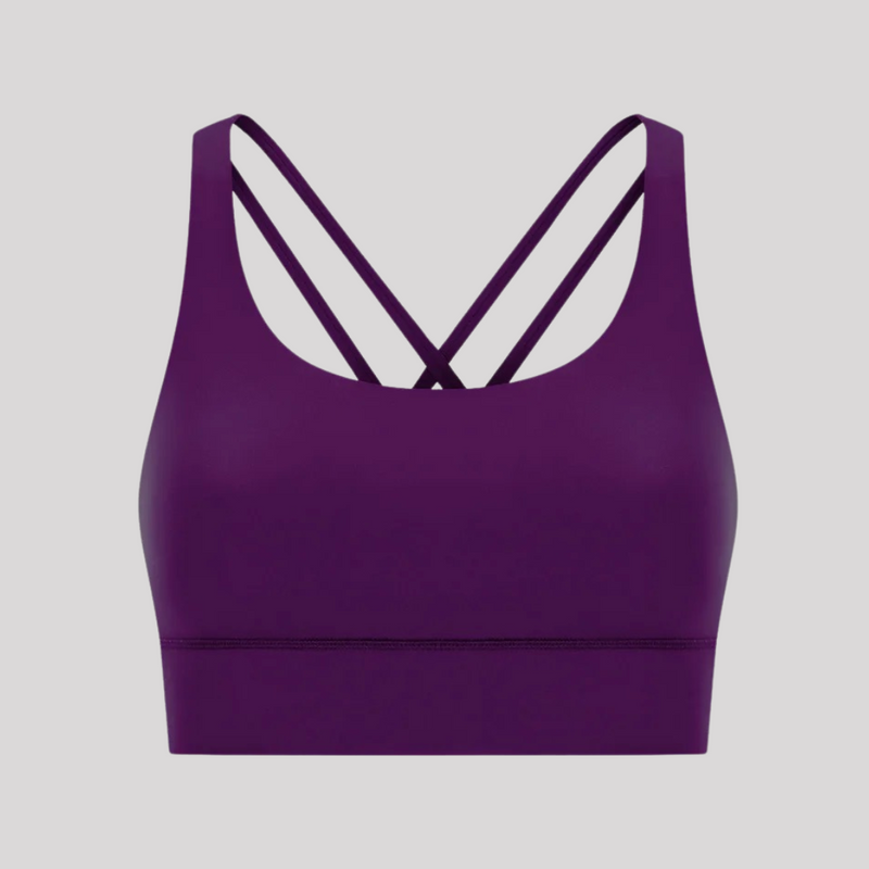 Power Medium Impact Bra - Purple