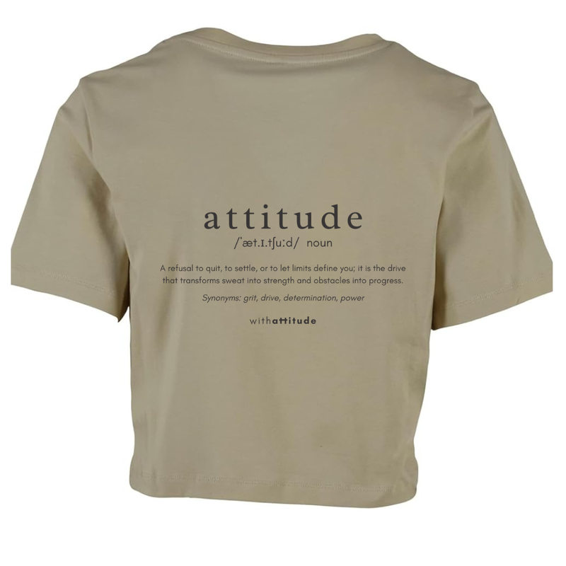 PRE-ORDER Define Cropped Tshirt - Pale Olive