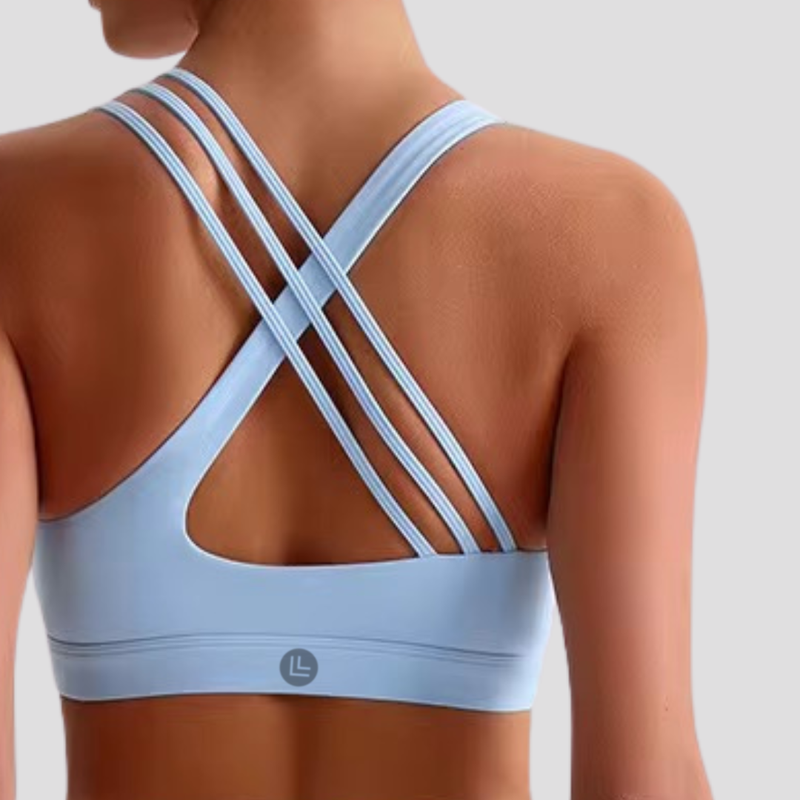 Asymmetric Bra - Pale Blue