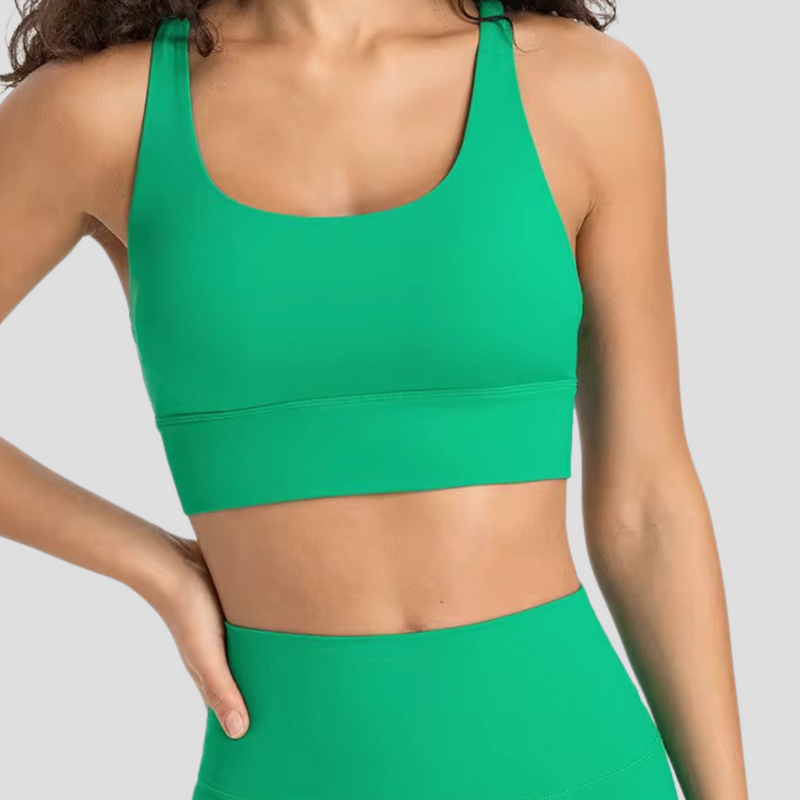 Power Sports Bra - Pea Green