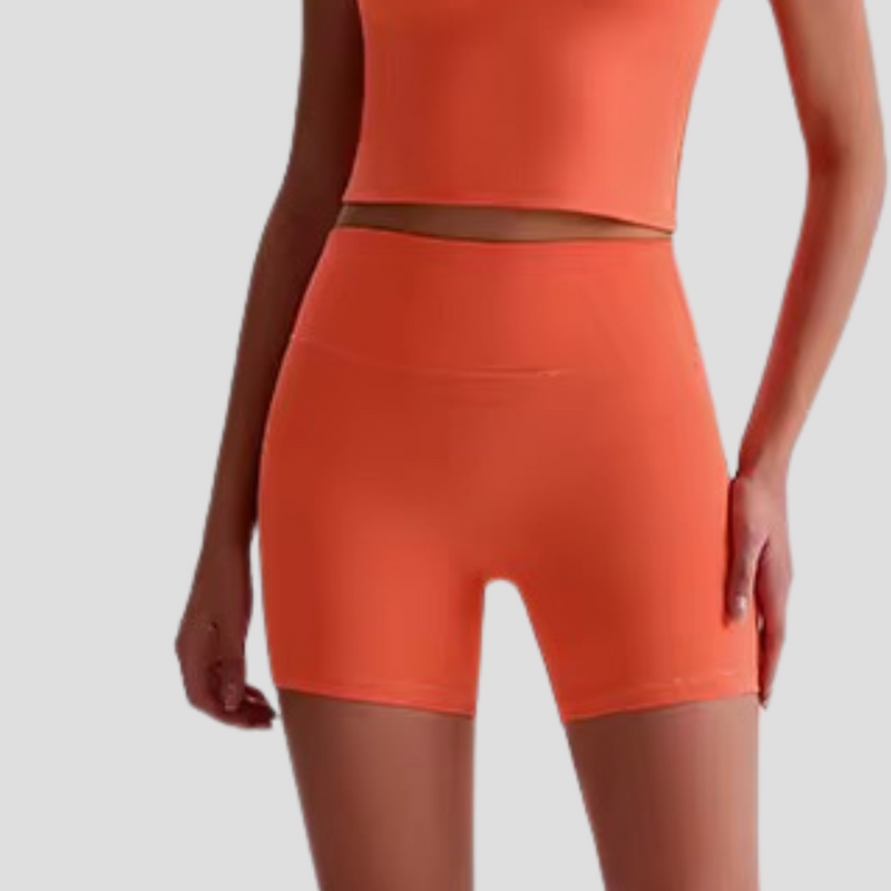 Second Skin Shorts - Coral Orange