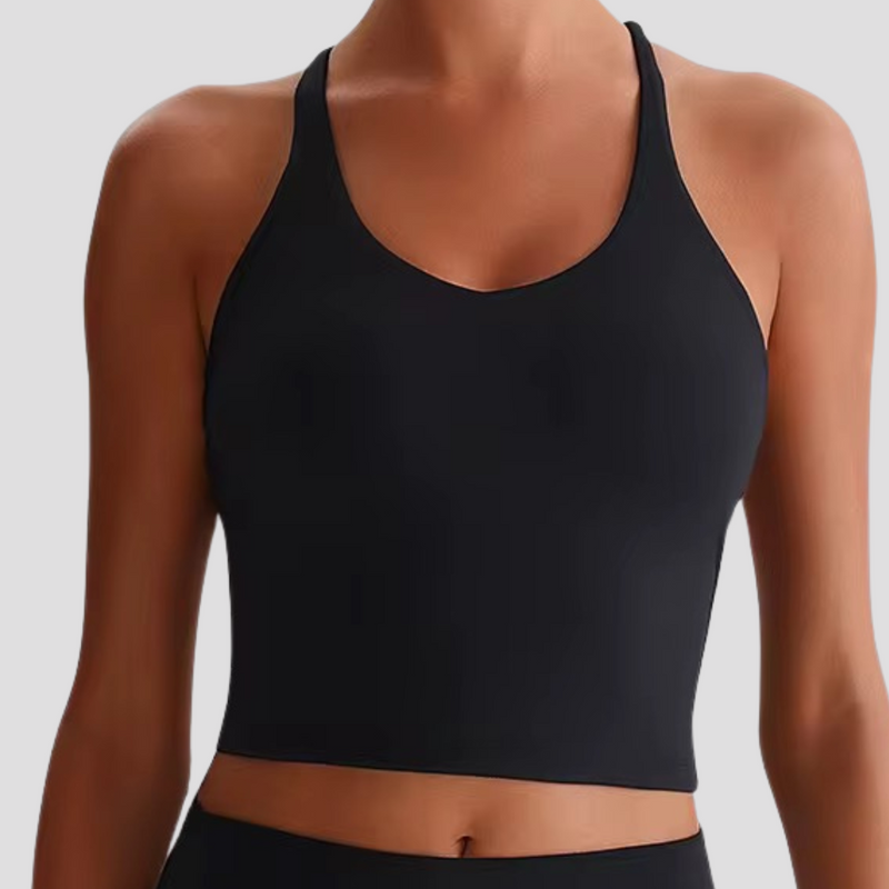Open Back Tank - Black