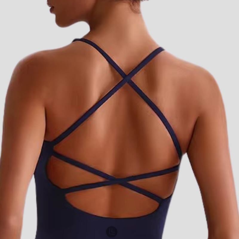 Open Back Tank - Navy