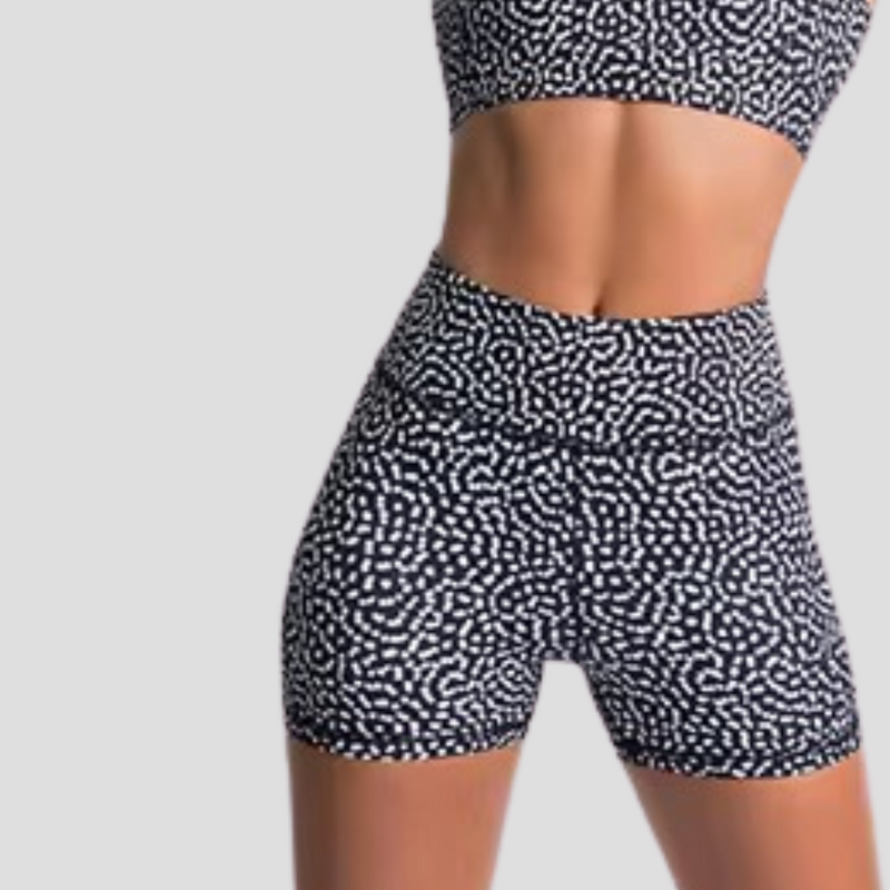 Spotty Shorts - Black and White