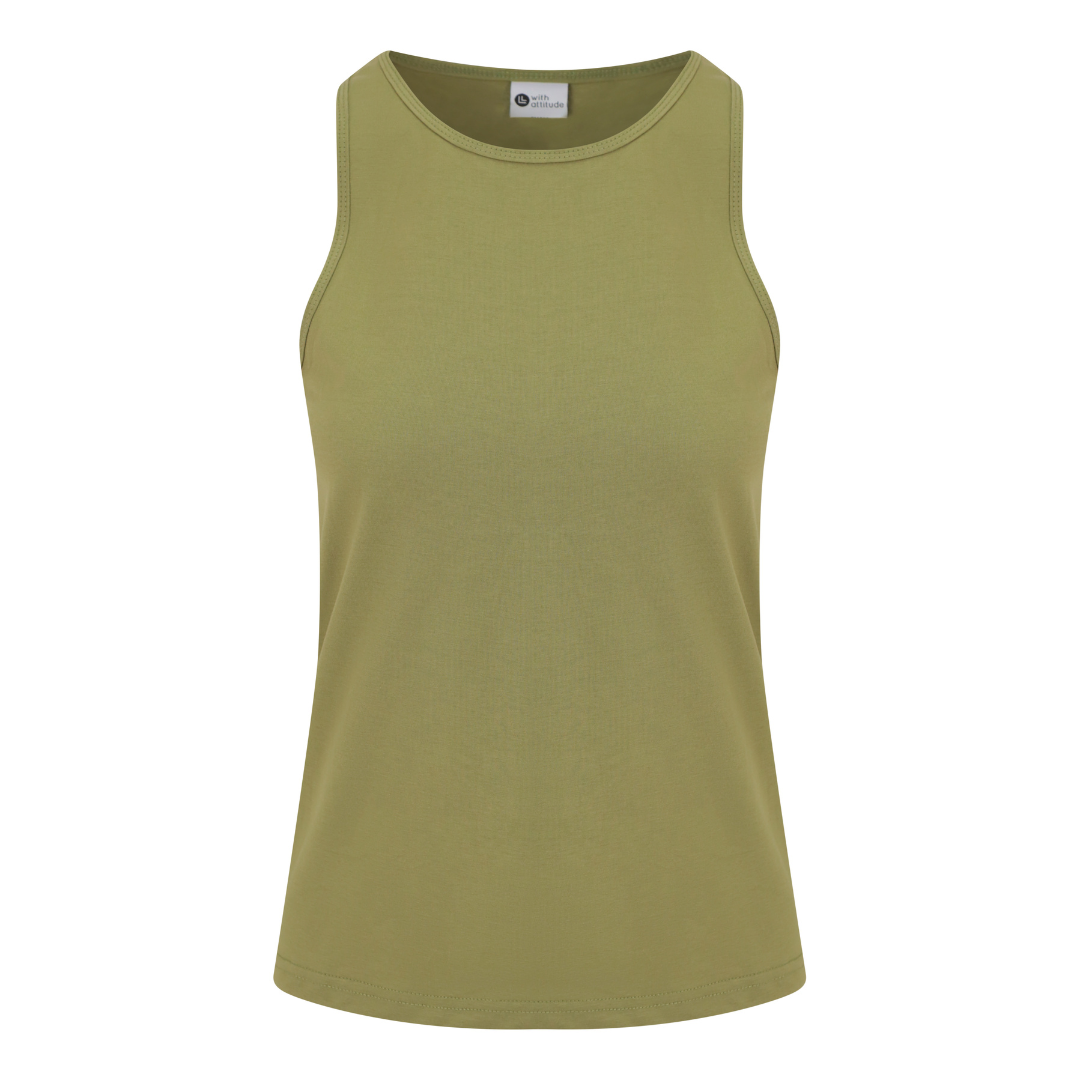 Essential Cotton Tank - Green