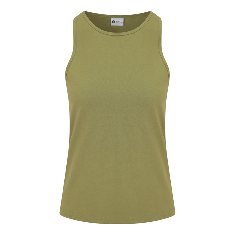 Essential Cotton Tank - Green