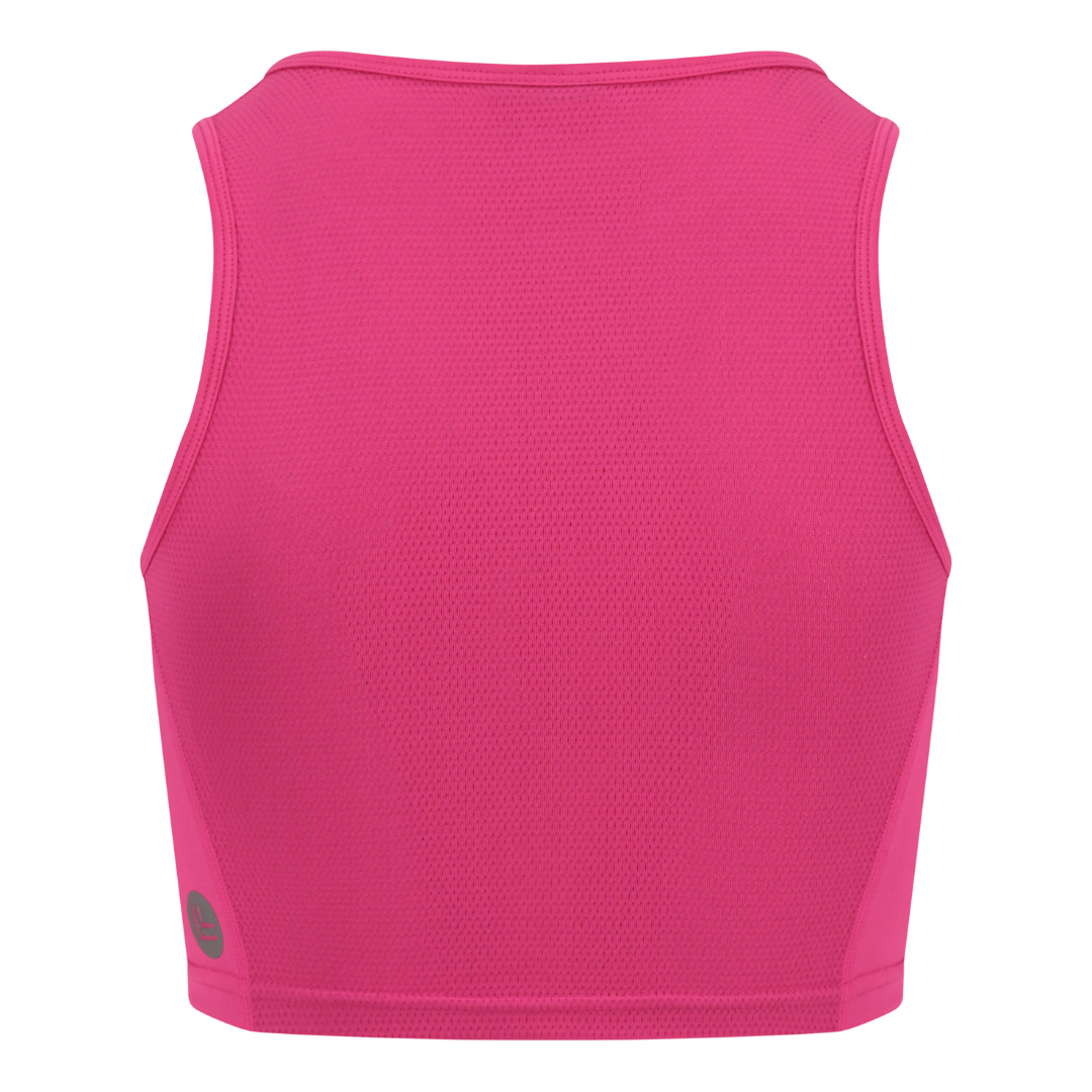 Power Cropped Tank - Pink
