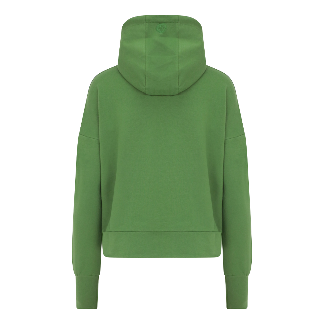 Power Crop Hoodie - Green
