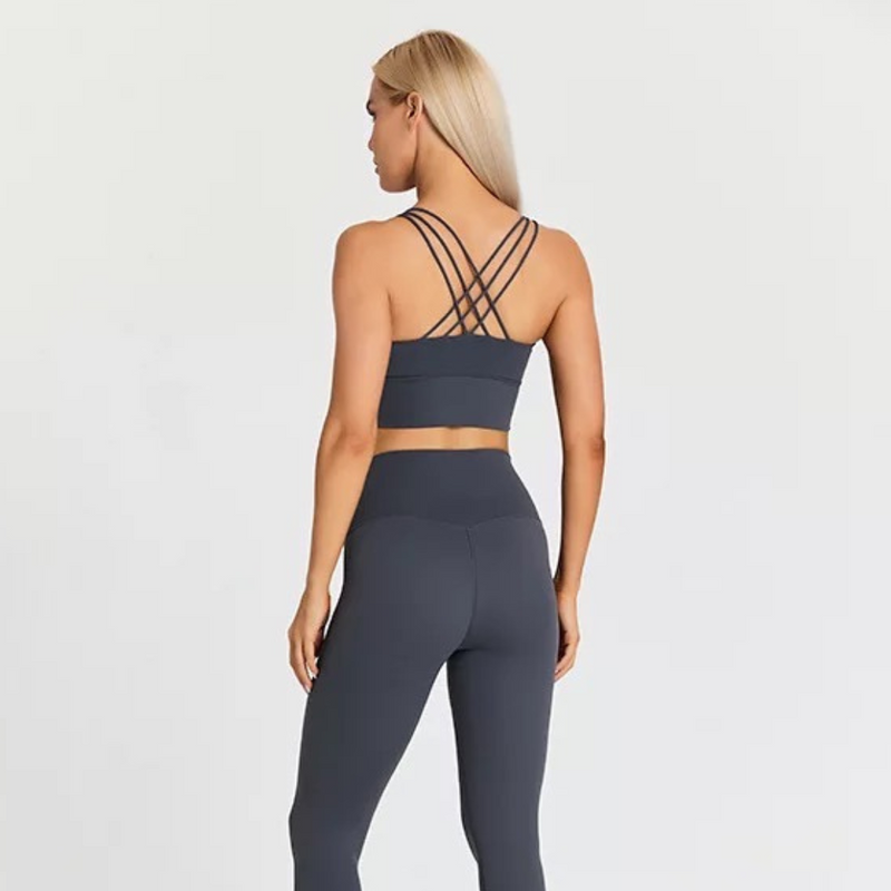 Performance Sports Bra - Charcoal