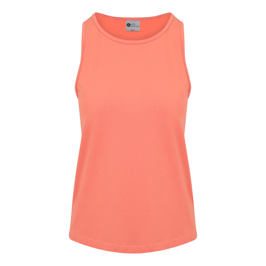 Essential Cotton Tank - Coral