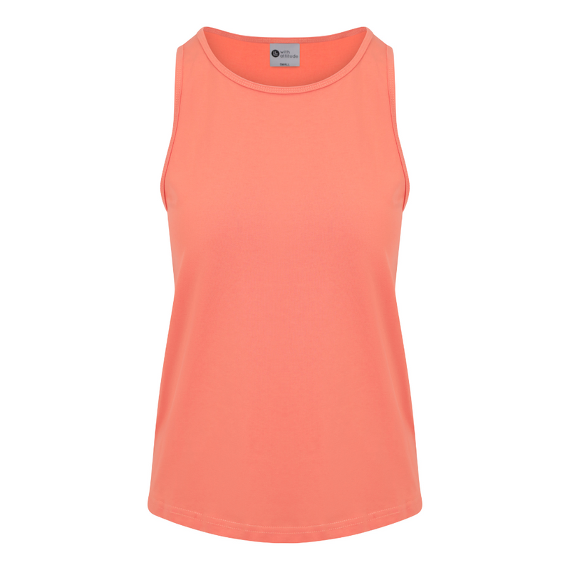 Essential Cotton Tank - Coral