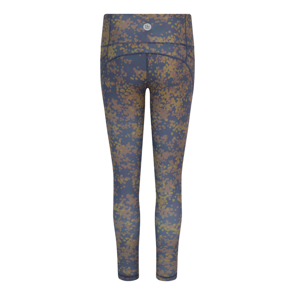 Power Patterned Leggings Abstract Camo With Attitude Activewear