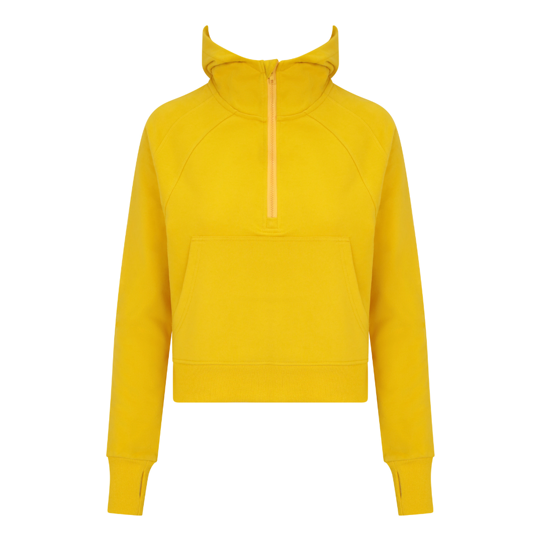 Ultimate Half Zip Hoodie - Yellow