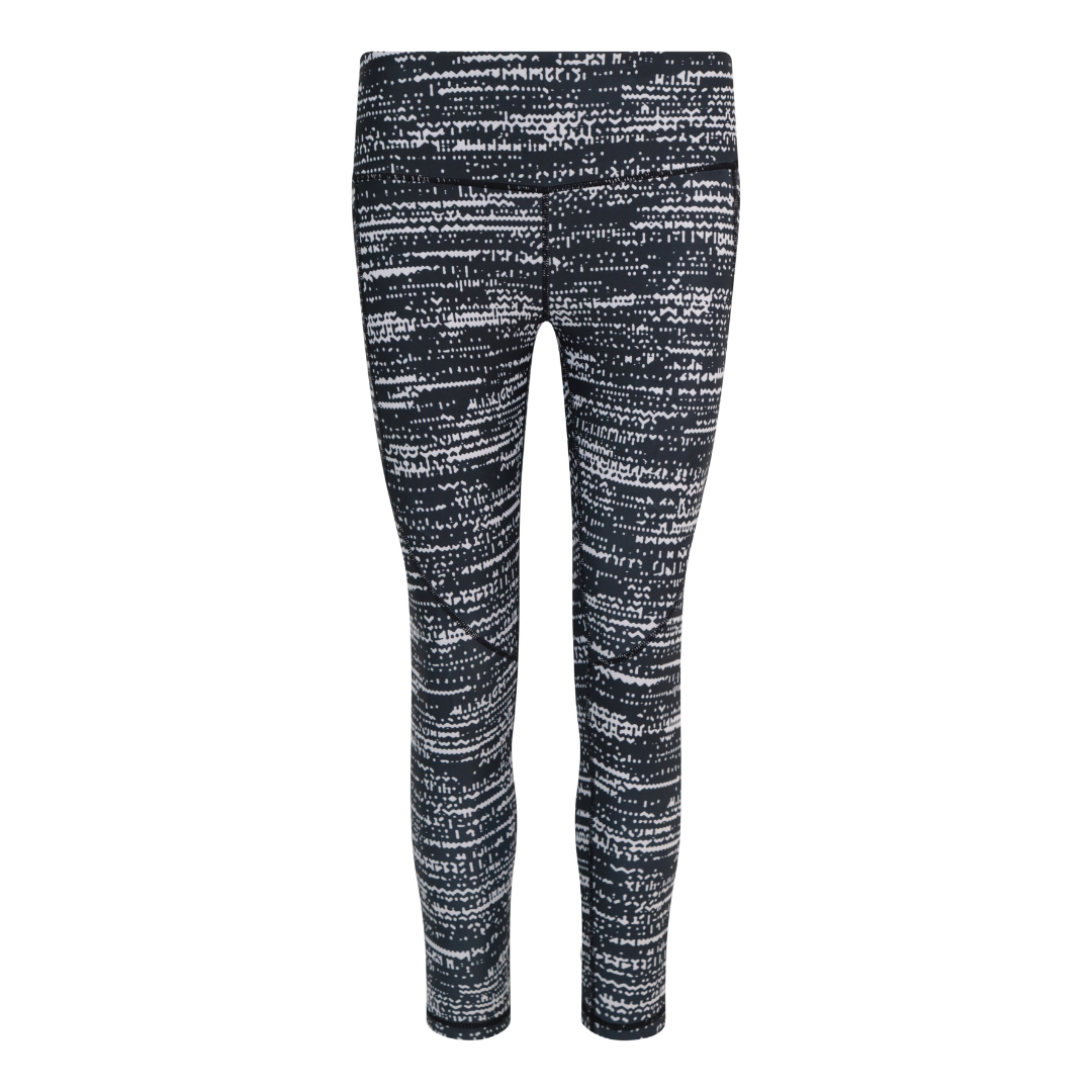Power Patterned Leggings - Monochrome