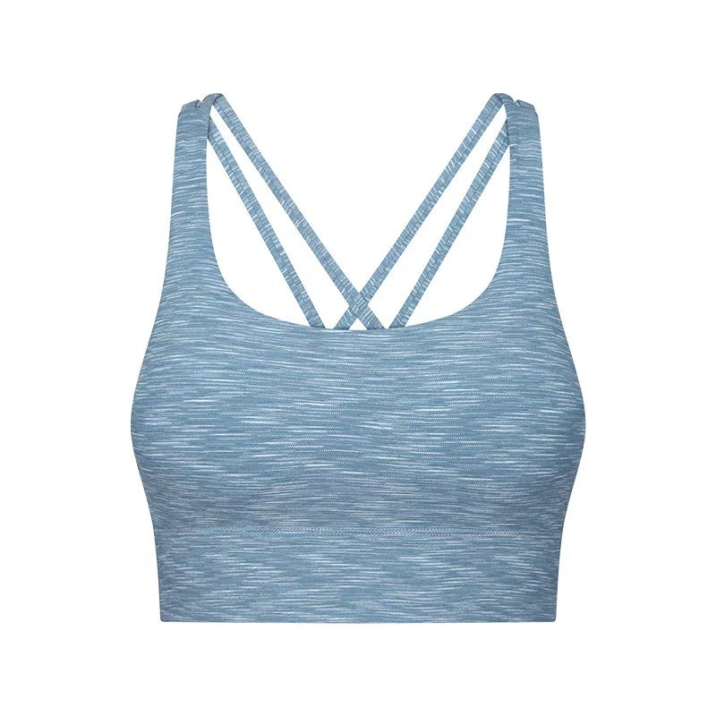 Energize Stripe Bra - Blue