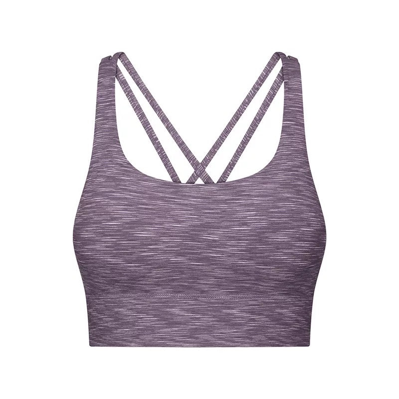 Energize Stripe Bra - Black