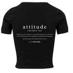 PRE-ORDER Define Cropped Tshirt - Black