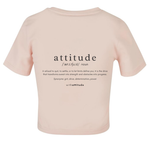 PRE-ORDER Define Cropped Tshirt - Pale Pink