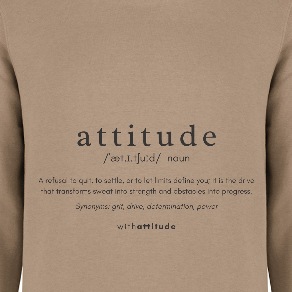 PRE-ORDER Premium Define Crew Jumper - Caramel – With Attitude Activewear