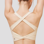 Twist Back Bra - Milk White