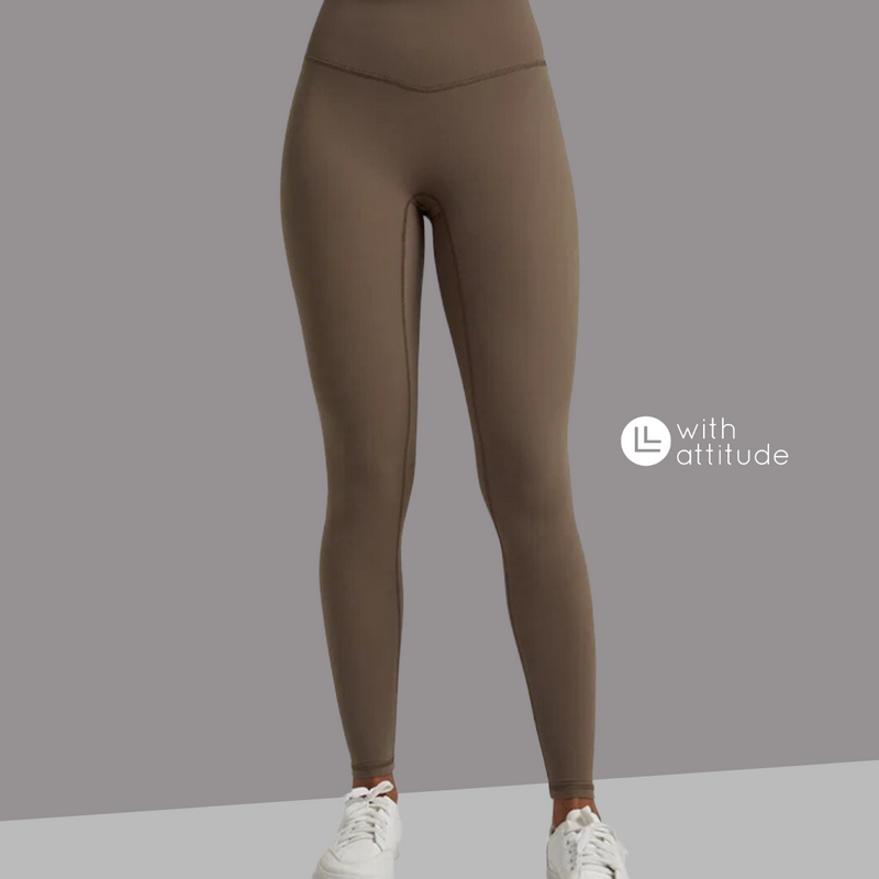 Second Skin Leggings - Caramel – With Attitude Activewear