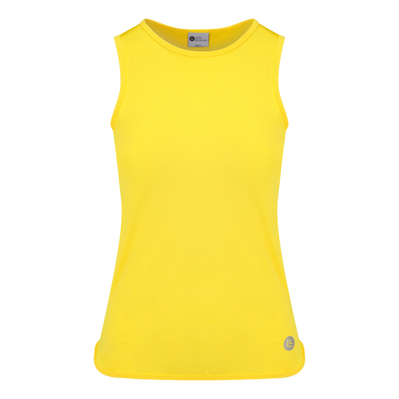 Performance Workout Tank - Yellow – With Attitude Activewear