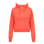 Ultimate Half Zip Hoodie - Coral