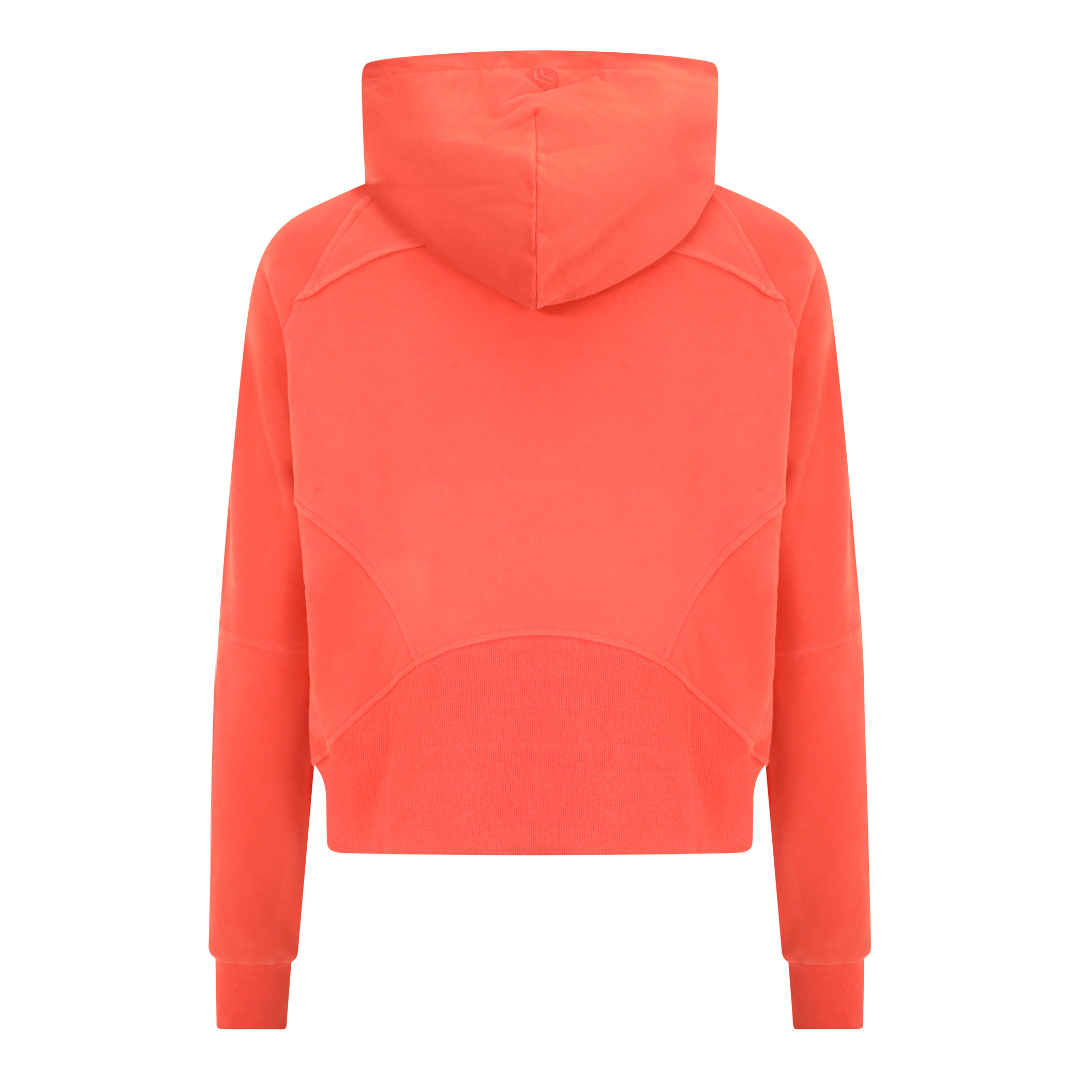 Coral zip up hoodie shop