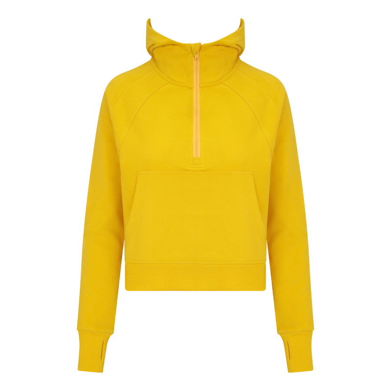 Ultimate Half Zip Hoodie - Yellow