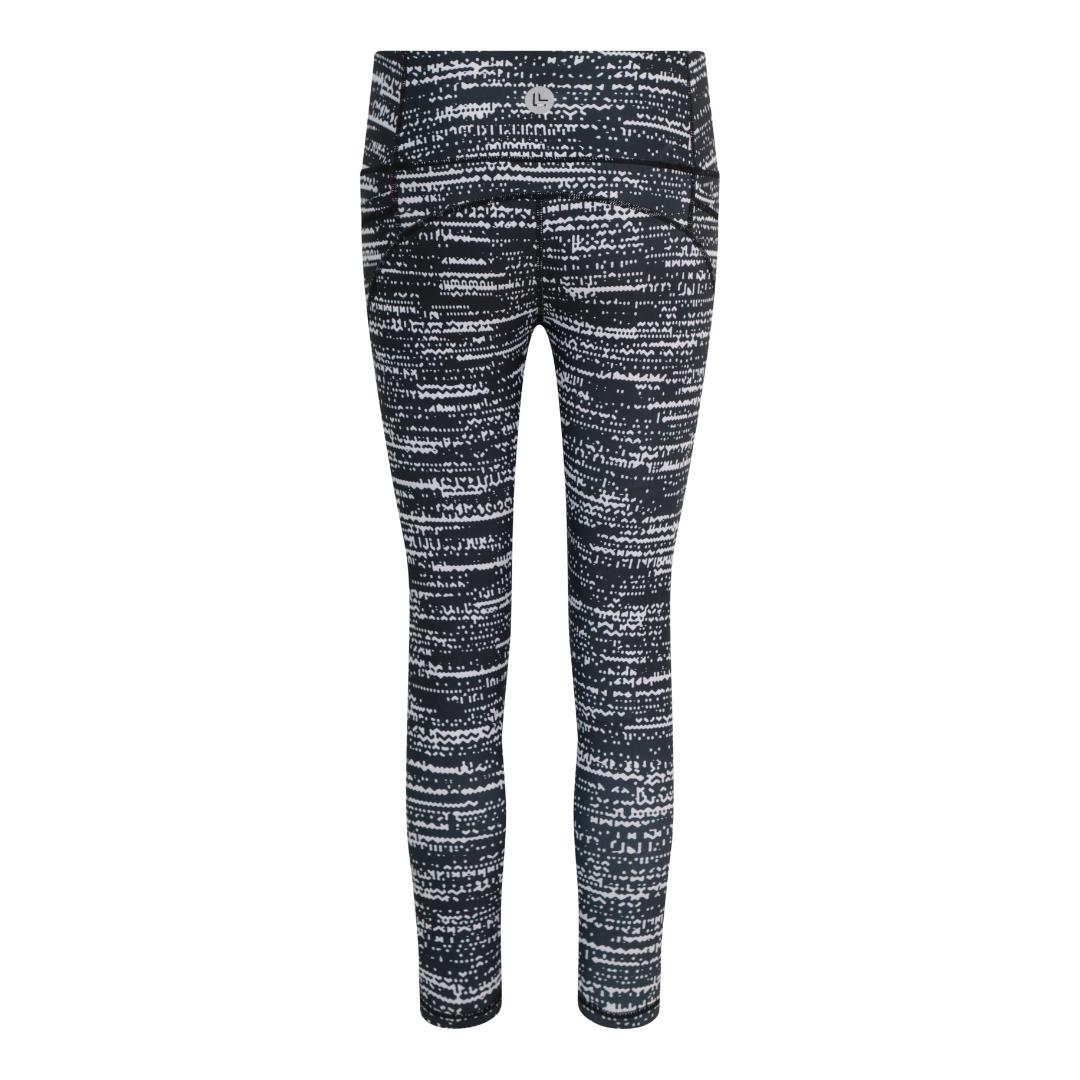 Power Patterned Leggings Monochrome