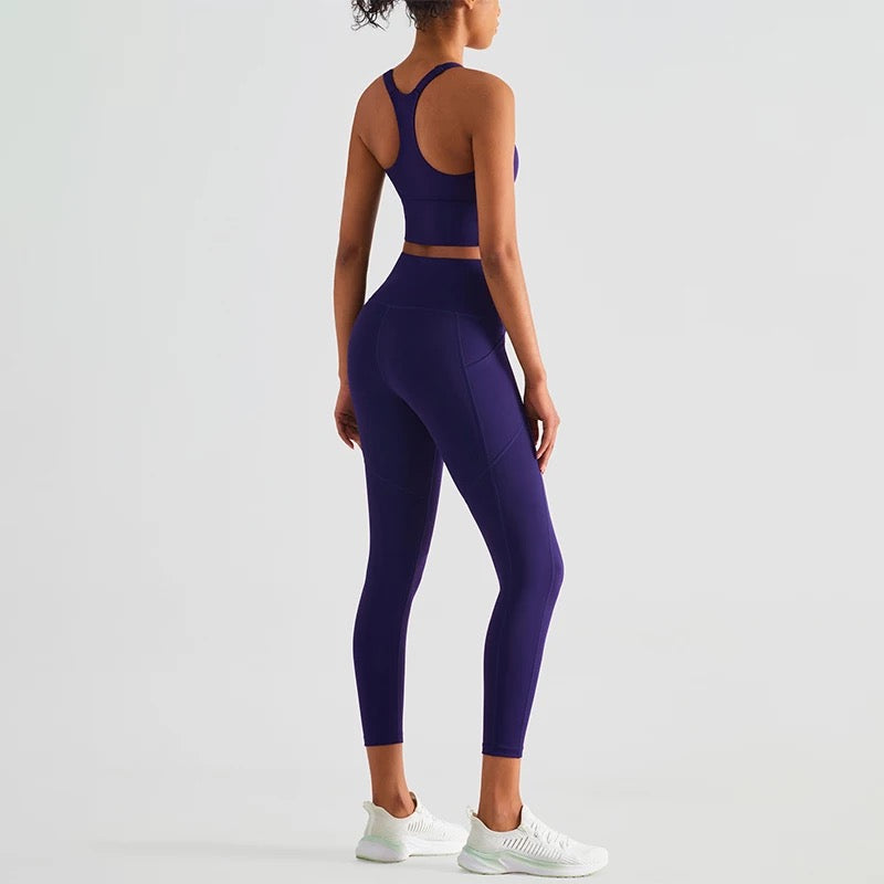 Go To Workout Leggings - Midnight Blue